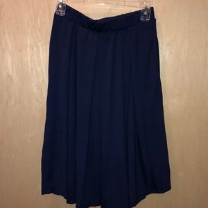 Navy Lularoe Madison Skirt Size Small